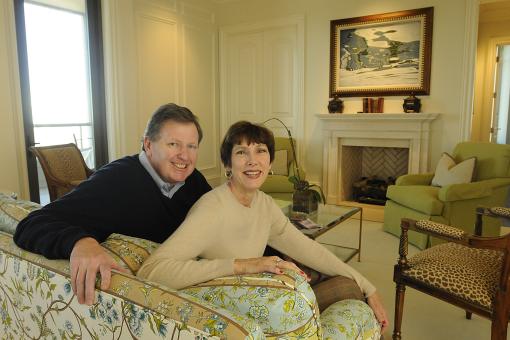 Rick and Holly Wolfert chose the Mansion on Peachtree in Buckhead for their second home; and, because the building was not finished when they bought their condo, they were able to tweak the design.
