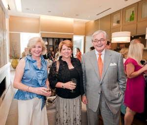From left, Atlanta Fine Homes Sotheby’s International Realty CEO and co-founder Jenny Pruitt and top agents Suzanne Close and Wes Vawter.