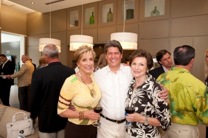 From left, Burma Weller with SkyRise Group, Senior Vice President Mike Bugg and Joy Bowen.