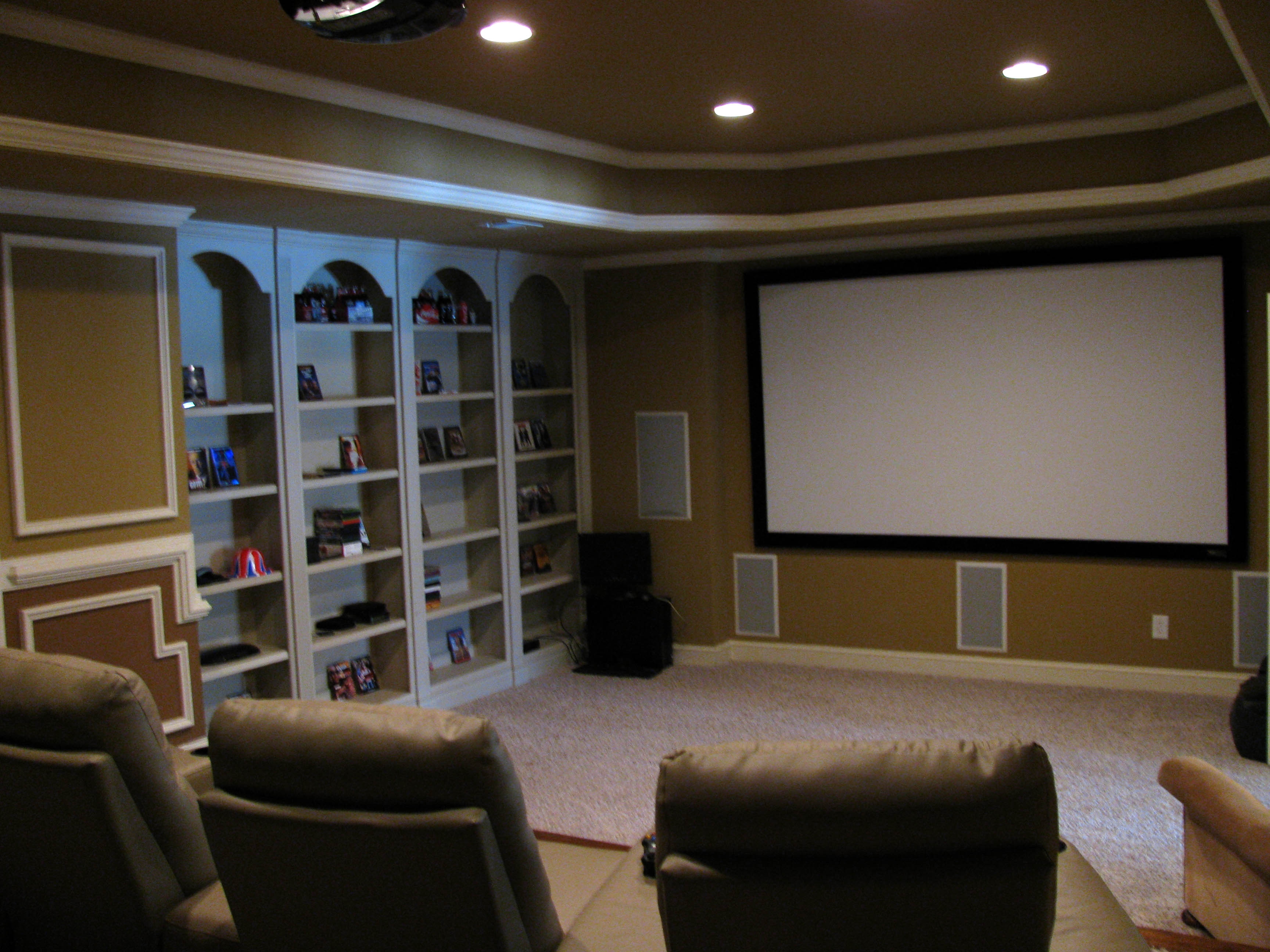 Featured image of post Black Media Room Ideas - While black walls provide a dramatic effect.